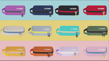 ECHSRT Big Pencil Case, Aesthetic Portable Zipper Pencil Bag with Hidden Pocket, Special Pouch for Men Women Adults, Stationery Organizer Pen Cases for Office Travel,